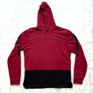 Men’s Puma Red and Black Hoodie